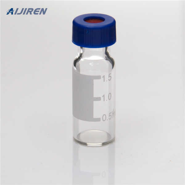 1.5ml plastic HPLC vial with 9mm screw cap and PTFE septa